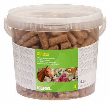 Smakołyki dla konia Delizia Classic, malina, 3 kg, Kerbl