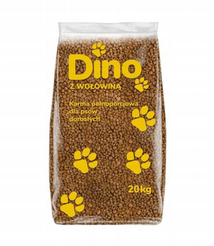 DINO sucha karma dla psa wołowina 20 kg