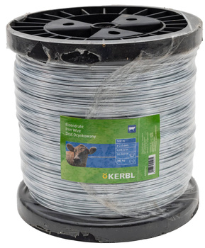 Drut ocynkowany do ogrodzeń elektrycznych, mała szpula 2,0 mm, 500 m, Kerbl