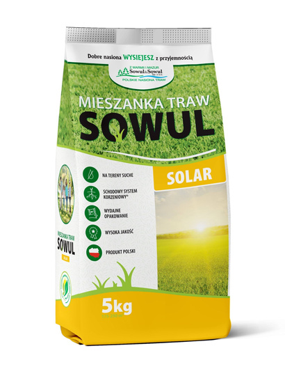 Mieszanka traw Solar, 5 kg, Sowul & Sowul