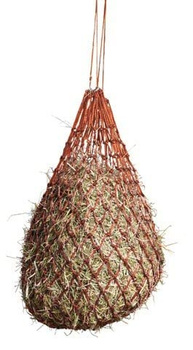 Siatka na siano dla konia, czerwony, oczko 5 cm, Kerbl