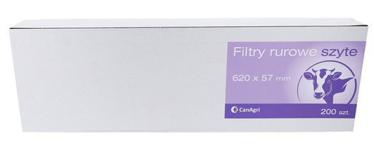Filtr rurowy do mleka, 620 x 57 mm, 200 szt., Canagri