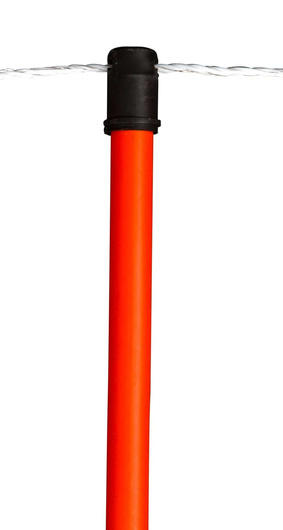 Siatka dla owiec TopLine Net, 50 m, 108 cm, pod. szpic, biało-pomarańczowa, Kerbl