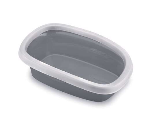 Kuweta dla kota Sprint 20, biało - szara, 58 x 39 x 17 cm, Stefanplast