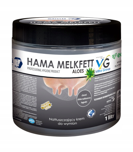 Krem do wymion Eimü Hama Melkfett Aloes 1 L