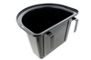 Żłób na paszę z zawiesiem, 12 l, czarny, Kerbl