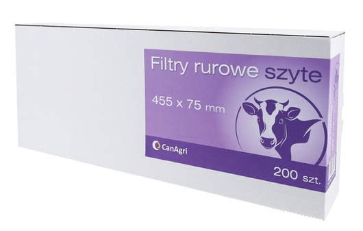 Filtr rurowy do mleka, 455 x 75 mm, 200 szt., Canagri