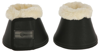Kaloszki dla konia Pelisa ze sztucznym futrem, czarny, roz. Cob, Covalliero