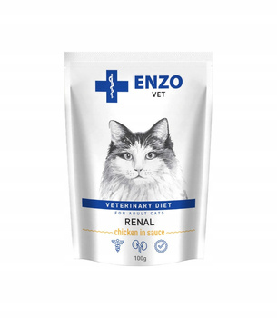 Karma dla kotów z chorobami nerek Ibra ENZO VET RENAL z kurczakiem 100g