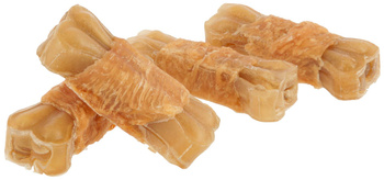 Przysmak dla psa, kość ze skóry wołowej, 4 szt., Kerbl