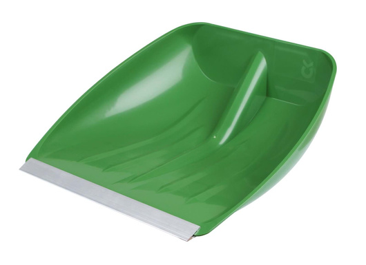 Łopata do zboża i śniegu, 114 cm, z tworzywa, z listwą aluminiową i trzonkiem prostym, Kerbl
