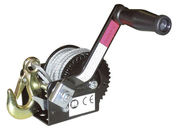 Wciągarka korbowa z linką, 10 mx Ø 5 mm , max obciążenie 385 kg, Kerbl