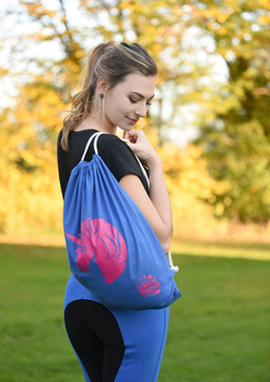 Worek bawełniany Unicorn, niebieski, MagicBrush