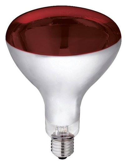 Promiennik podczerwieni, żarówka 250 W, czerwona, szkło hartowane, Kerbl