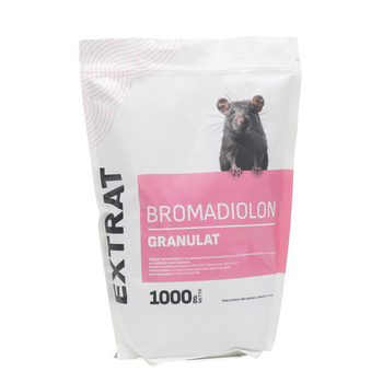 Trutka na myszy i szczury, granulat 1 kg, bromadiolon, Extrat.