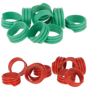 Opaska spiralna dla drobiu, 20 mm, różne kolory, 100 szt., Kerbl