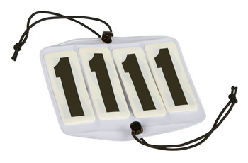 Numer konkursowy, 4-miejscowy, biały/czarny, Covalliero