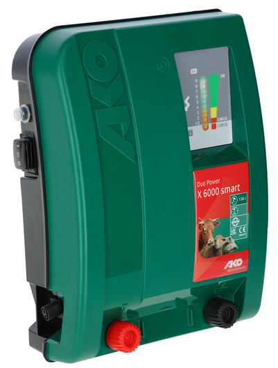 Elektryzator uniwersalny Duo Power X6000 Smart, dla koni, bydła, 7,5J, AKO