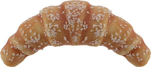 Rogalik z surowej skóry, z kurczakiem, 11 cm, 80 g, Kerbl