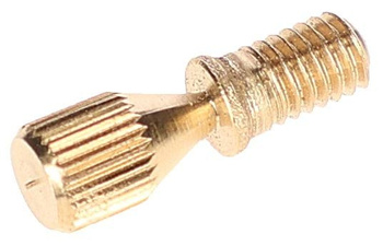 Śrubka zapasowa do kółek przeciw samozdajaniu, mosiężna, Kerbl