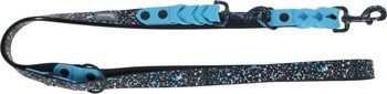 Smycz przepinana dla psa Lima, 200 cm x 25 mm, niebieski/czarny, Kerbl