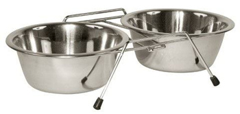 Miski na stojaku, 2 x 900 ml, Kerbl