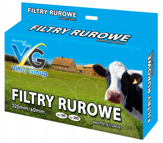 Filtry rurowe do mleka Family Farm ø 320/ 200 szt