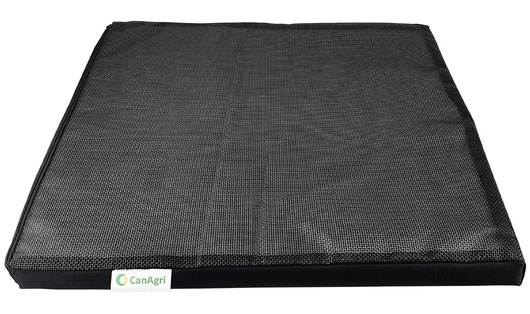 Mata do dezynfekcji, 45 x 45 x 3 cm, czarna, Canagri