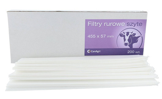 Filtr rurowy do mleka, 455 x 57 mm, 200 szt., Canagri