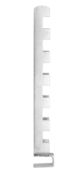 Zawieszka podwójna na belkę, 6 ograniczników, 42 cm