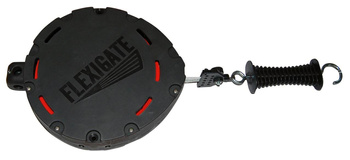 Zestaw bramowy do ogrodzeń elektrycznych Flexigate z taśmą, 19 m x 20 mm