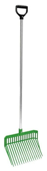 Widły do stajni Premium, z aluminiowym trzonkiem, zielony, Kerbl