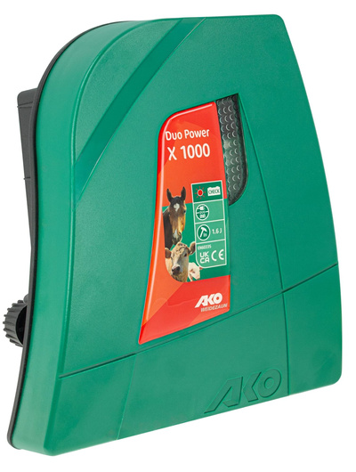 Elektryzator uniwersalny DUO Power X1000, dla koni, bydła, owiec 1.6 J, AKO