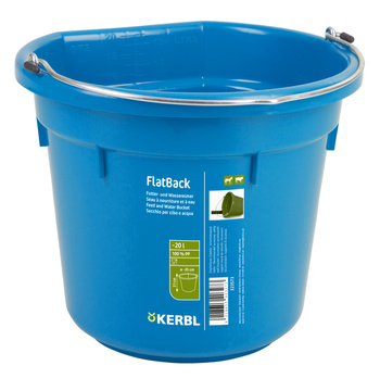 Wiadro FlatBack, 20 l, niebieski, Kerbl