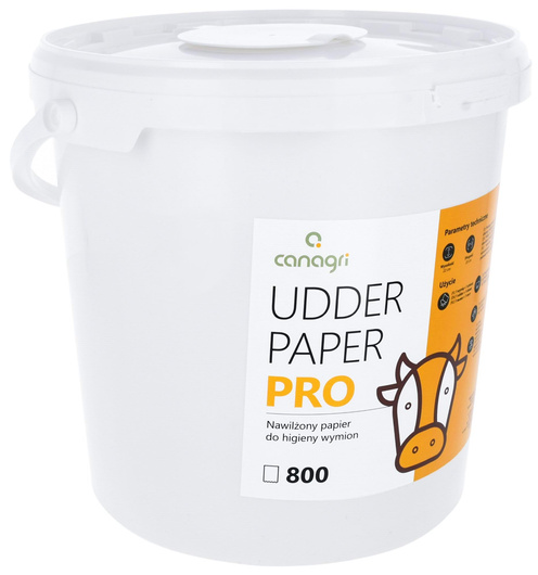 Papier do wymion w wiadrze Udder Paper Pro, 22 x 20 cm, 800 szt., Can Agri