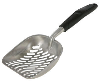 Szufelka do żwirku dla kota, aluminium, 35 x 14 cm, Kerbl