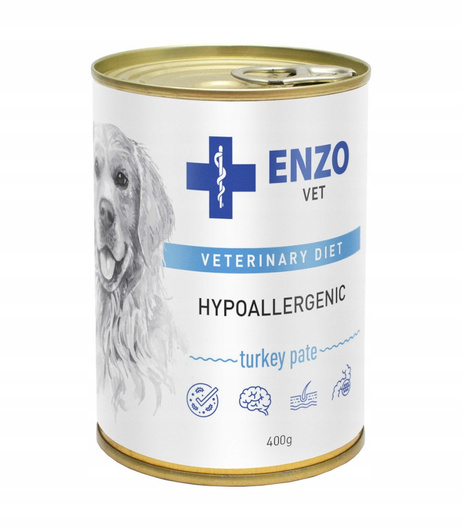 Karma dla psów Ibra ENZO VET Hypoallergenic dieta hypoallergiczna 400g