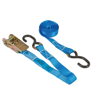 Pas transportowy z napinaczem, 6m x 25mm, 800 kg, 0,72 kN, niebieski, Kerbl