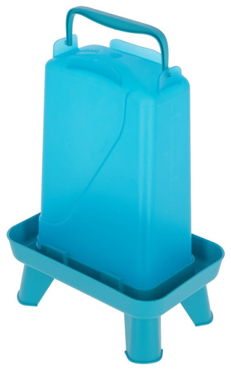 Poidło dla drobiu prostokątne 3,5 - 5,5 l, plastikowe, różne kolory, Kerbl