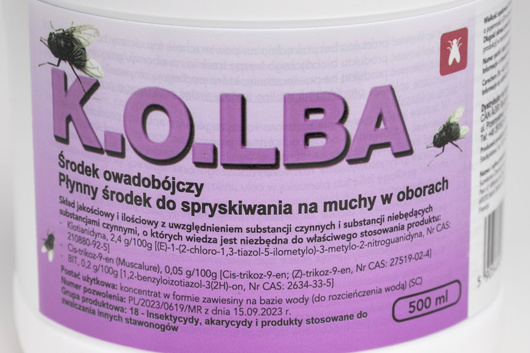 Środek owadobójczy na muchy KOLBA, koncentrat, 500 ml, Kerbl