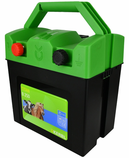 Elektryzator bateryjny TITAN B 250, dla koni, bydła, 0,32 J, Kerbl