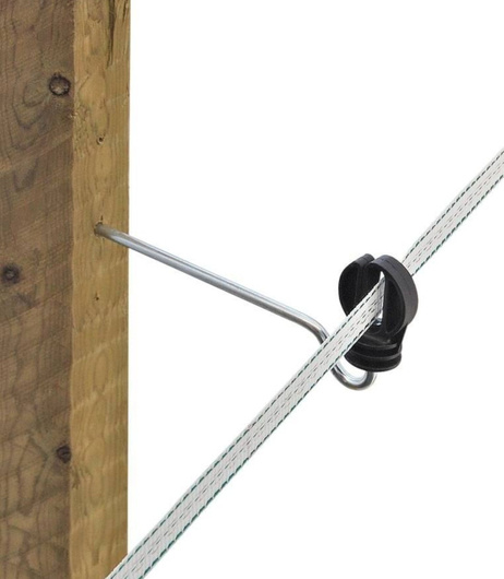 Izolator dystansowy do taśmy ogrodzeniowej z trzpieniem, 22 cm, Kerbl