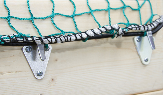 Uchwyt z hakiem do siatki transportowej, 2 szt., 40 x 50 mm, Kerbl