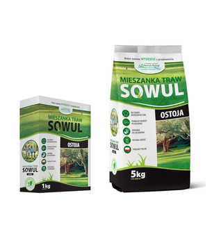Mieszanka traw Ostoja, Różne wagi (1 kg/5 kg), Sowul & Sowul