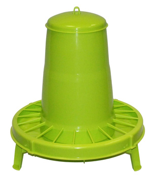 Karmidło automatyczne, 20 l, 15 kg, zielone, z nóżkami, Novital