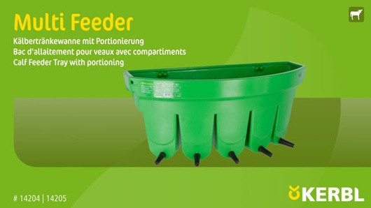 Poidło dzielone dla cieląt z małymi otworami, "Multi Feeder", Canagri