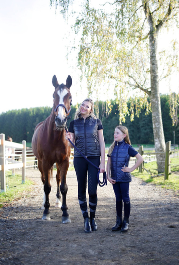 Legginsy jeździeckie Equona, damskie, czarny, roz. 32/34, Covalliero