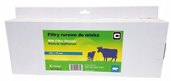 Filtr rurowy do mleka, 455 x 76 mm, 200 szt., Canagri