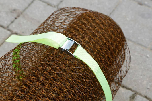 Pas spinający z klamrą, 60cm x 25mm, 250 kg, zielony, 6 szt., Kerbl