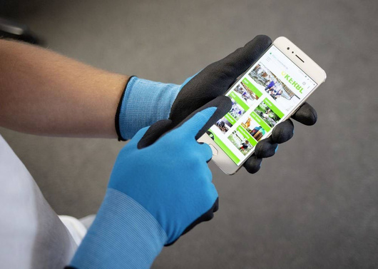Rękawice robocze EasyTouch, różne rozmiary: S - XXL, Kerbl